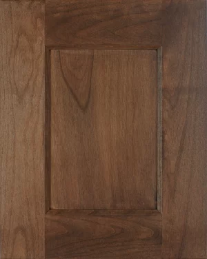 Allspice - Finish on an Oslo Medium door with an Eased door edge